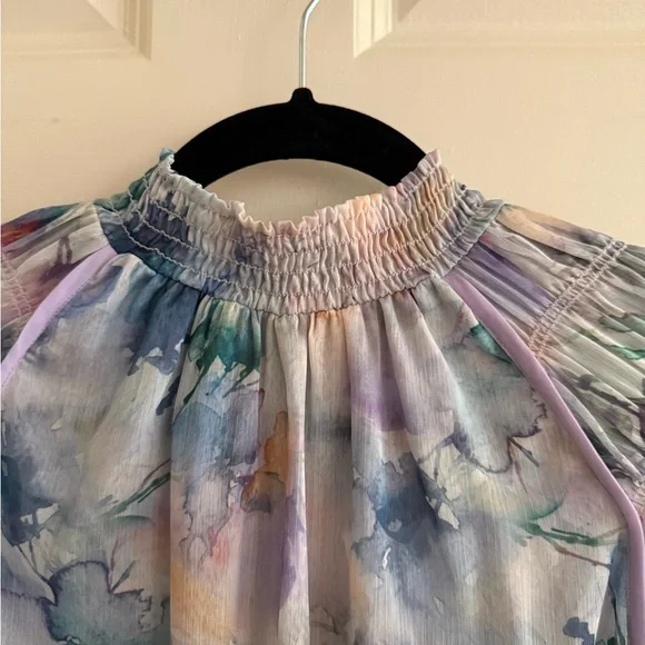 Misa Los Angeles Watercolor Mini Dress - Picture 3 of 6